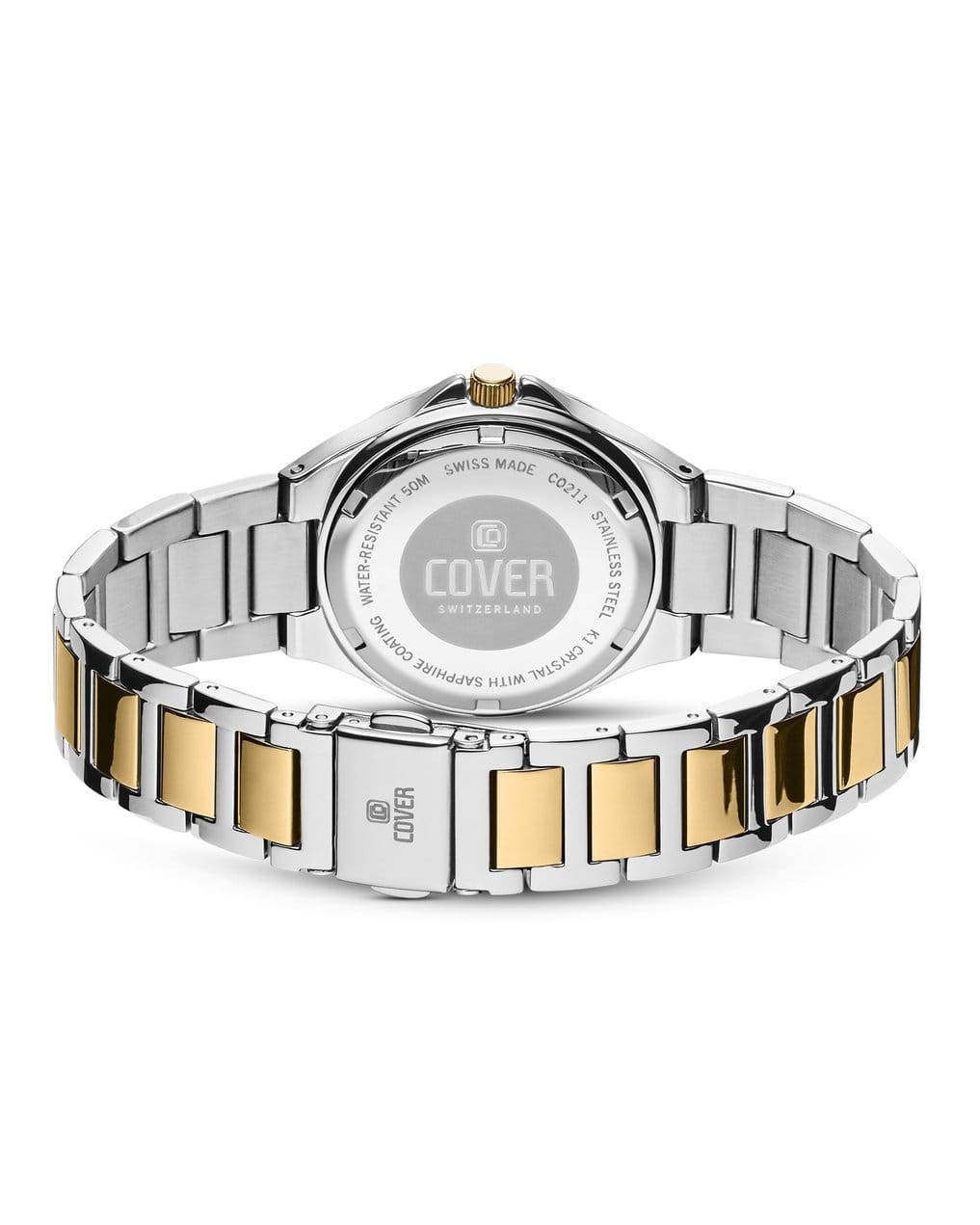 Cover Cover Cardea CO211.02,  швейцария женские часы на браслете нержавеющая сталь с pvd-покрытием боковой вид
