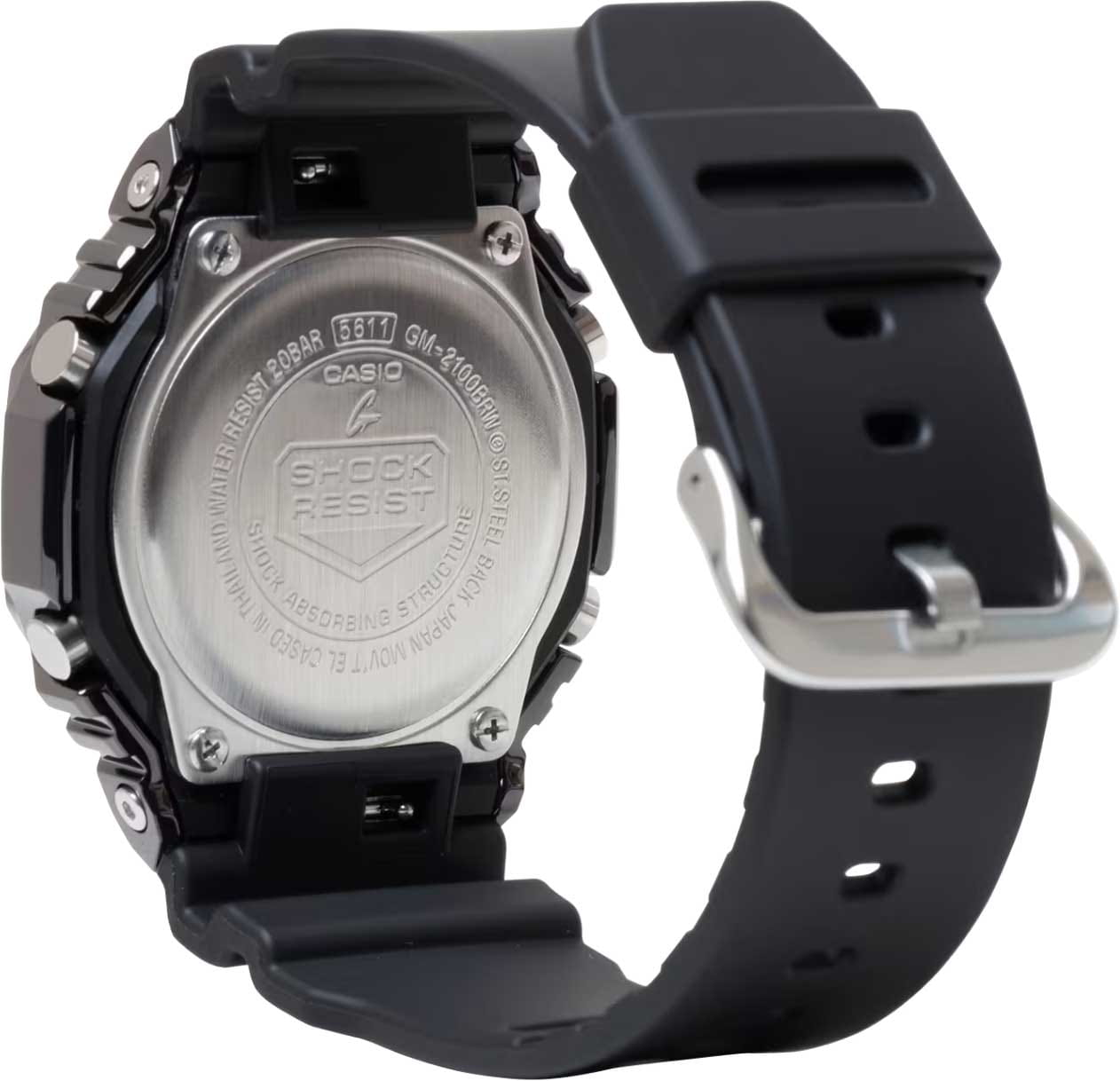 Оригинальные часы Casio Casio G-Shock GM-2100BRW-1A электронные калибр механизма  общий вид