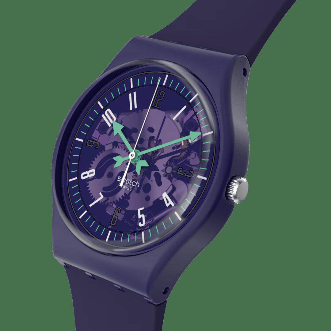 Swatch Swatch Gent Biosourced Standard SO28V102, gent швейцария мужские часы на браслете силикон боковой вид