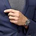 Longines L38834769 мужские часы застежка крупным планом