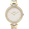  Versus Versace VSPEP0219  VSPEP0219 кварцевые женские часы серебристый циферблат, браслет сталь c pvd покрытием — вид спереди