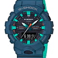 Casio Casio G-Shock GA-800CC-2A GA GA-800CC-2A электронные мужские часы синий циферблат, браслет полимер — вид спереди