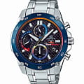 Casio Casio Edifice EFR-557TR-1A EFR EFR-557TR-1A кварцевые мужские часы черный циферблат, браслет нержавеющая сталь — вид спереди