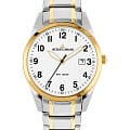 Jacques Lemans Jacques Lemans 1-2005G  1-2005G кварцевые женские часы белый циферблат, браслет нержавеющая сталь с pvd-покрытием — вид спереди