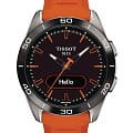 Tissot Tissot T-Touch Connect Sport T153.420.47.051.02 T Touch T1534204705102 кварцевые мужские часы черный циферблат, браслет силикон — вид спереди