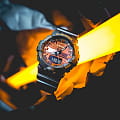 Casio Casio G-Shock GA-800BR-1A GA, наручные мужские часы фото под углом