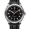 Breitling Breitling Aviator 8 Automatic 41 A17315101B1X2  A17315101B1X2 механические мужские часы черный циферблат, браслет кожаный — вид спереди