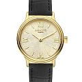 Amalys Amalys Watson AMW-165  AMW-165 кварцевые женские часы золотой циферблат, браслет кожаный — вид спереди