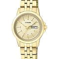 Citizen Citizen EQ0603-59P  EQ0603-59P кварцевые женские часы шампань циферблат, браслет нержавеющая сталь с ip-покрытием — вид спереди