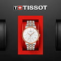 Tissot Tissot Carson Premium Chronograph T122.417.22.011.00, t-classic швейцария мужские часы на браслете сталь c pvd покрытием боковой вид
