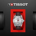 Tissot T1314301603200 наручные мужские часы застежка крупным планом