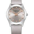 Kenneth Cole Kenneth Cole Classic KCWLA2222805  KCWLA2222805 кварцевые женские часы бежевый циферблат, браслет кожаный — вид спереди
