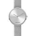 Jacques Lemans Jacques Lemans La Passion 1-2056A  1-2056A кварцевые женские часы серебристый циферблат, браслет кожаный — вид спереди