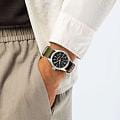 Hamilton Hamilton Khaki Field Mechanical Power Reserve 40mm H69509930 механические мужские часы часы крупный план черный циферблата