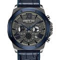 Kenneth Cole Kenneth Cole New York KCWGO0016002  KCWGO0016002 кварцевые мужские часы черный циферблат, браслет кожаный — вид спереди