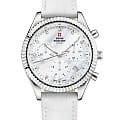 Swiss Military by Chrono Swiss Military by Chrono SM30207.06  SM30207.06 кварцевые женские часы перламутровый циферблат, браслет кожаный — вид спереди