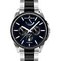 Jacques Lemans Jacques Lemans Derby 1-2204G  1-2204G механические мужские часы синий циферблат, браслет нержавеющая сталь с pvd-покрытием — вид спереди