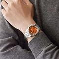 Citizen Citizen Eco-Drive BM7630-80Z кварцевые мужские часы часы крупный план оранжевый циферблата