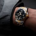 Longines Longines HydroConquest L3.781.3.56.7 мужские часы черный циферблат на запястье