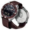 Tissot Tissot T-Touch Expert Solar II Swiss Edition T110.420.46.051.00, t-sport швейцария мужские часы на браслете кожаный боковой вид