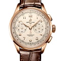 Breitling Breitling Premier B09 Chronograph 40 RB0930371G1P1  RB0930371G1P1 механические мужские часы красный циферблат, браслет кожаный — вид спереди