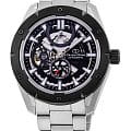 Orient Orient Contemporary RK-AV0A01B  RK-AV0A01B механические мужские часы черный циферблат, браслет нержавеющая сталь — вид спереди