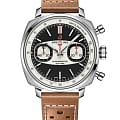 Breitling Breitling Top Time B01 Racing AB01771A1B1X1  AB01771A1B1X1 механические мужские часы черный циферблат, браслет кожаный — вид спереди
