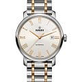 Rado Rado Diamaster R14077123 Automatic R14077123 механические мужские часы бежевый циферблат, браслет нержавеющая сталь с pvd-покрытием — вид спереди