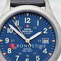 Swiss Military by Chrono Swiss Military by Chrono Classic Army SM34108.05,  швейцария мужские часы на браслете тканевый боковой вид