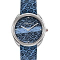 Salvatore Ferragamo Salvatore Ferragamo SFNE00119  SFNE00119 кварцевые женские часы синий циферблат, браслет кожаный — вид спереди