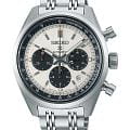Seiko Seiko Prospex Speedtimer SRQ047 Speedtimer SRQ047 механические мужские часы  бежевый циферблат, браслет нержавеющая сталь — вид спереди
