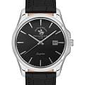 Santa Barbara Polo & Racquet Club Santa Barbara Polo & Racquet Club Noble SB.1.10535-2  SB.1.10535-2 кварцевые мужские часы черный циферблат, браслет кожаный — вид спереди