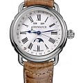 Aerowatch Aerowatch 75970 AA01  75970 AA01 механические мужские часы  белый циферблат, браслет кожаный — вид спереди