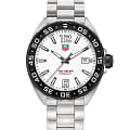 TAG Heuer TAG Heuer Formula 1 WAZ1111.BA0875  WAZ1111.BA0875 кварцевые мужские часы  белый циферблат, браслет нержавеющая сталь — вид спереди