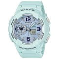 Casio Casio Baby-G BGA-230SC-3B  BGA-230SC-3B кварцевые женские часы голубой циферблат, браслет пластик — вид спереди