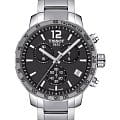 Tissot Tissot T-Sport Quickster T095.417.11.067.00 Quickster T0954171106700 кварцевые мужские часы серый циферблат, браслет нержавеющая сталь — вид спереди