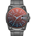 Diesel Diesel Master Chief DZ1965  DZ1965 кварцевые мужские часы черный циферблат, браслет сталь с ip покрытием — вид спереди