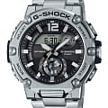 Casio Casio G-Shock GST-B300SD-1A GST G-Steel GST-B300SD-1AER электронные мужские часы черный циферблат, браслет нержавеющая сталь — вид спереди