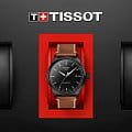 Tissot Tissot Gent XL Swissmatic T116.407.36.051.01 механические мужские часы часы, крупный план черный циферблат