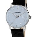 Jacques Lemans Jacques Lemans Retro Classic N-213O  N-213O кварцевые мужские часы белый циферблат, браслет кожаный — вид спереди