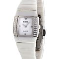 Rado Rado Sintra R13633702  R13633702 кварцевые мужские часы белый циферблат, браслет керамика — вид спереди