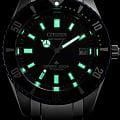 Citizen Citizen Promaster NB6026-56L, promaster япония мужские часы на браслете титановый боковой вид