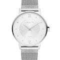 Amalys Amalys Baker AMW-180  AMW-180 кварцевые женские часы белый циферблат, браслет нержавеющая сталь — вид спереди