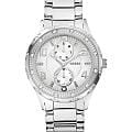 Guess Guess Sport W0442L1  W0442L1 кварцевые женские часы серебристый циферблат, браслет нержавеющая сталь — вид спереди