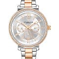 Stuhrling Stuhrling Aria 3908.3  3908.3 кварцевые женские часы  серебристый циферблат, браслет нержавеющая сталь с pvd-покрытием — вид спереди