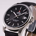 Swiss Military by Chrono Swiss Military by Chrono Сверхточные SM30200.10  швейцарские мужские часы на браслете кожаный боковой вид