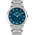 Jacques Lemans Jacques Lemans Florence 1-2167A  1-2167A кварцевые женские часы синий циферблат, браслет нержавеющая сталь — вид спереди