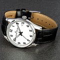 Jacques Lemans Jacques Lemans 1-2070B,  австрия мужские часы на браслете кожаный боковой вид