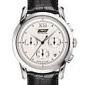 Tissot Tissot Heritage 1948 T66.1.722.33  T66172233 механические мужские часы белый циферблат, браслет кожаный — вид спереди