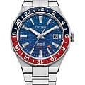 Citizen Citizen Series 8 NB6030-59L  NB6030-59L механические мужские часы синий циферблат, браслет нержавеющая сталь — вид спереди